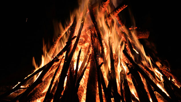 Großes Feuer